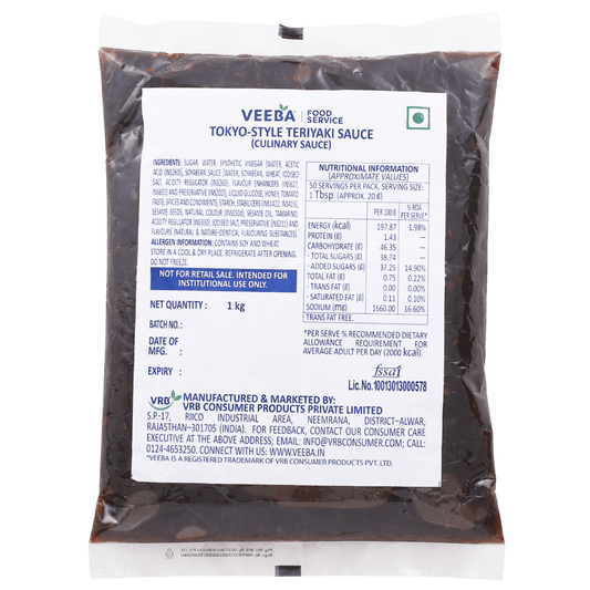 Veeba Teriyaki Sauce – 1KG Tokyo Style
