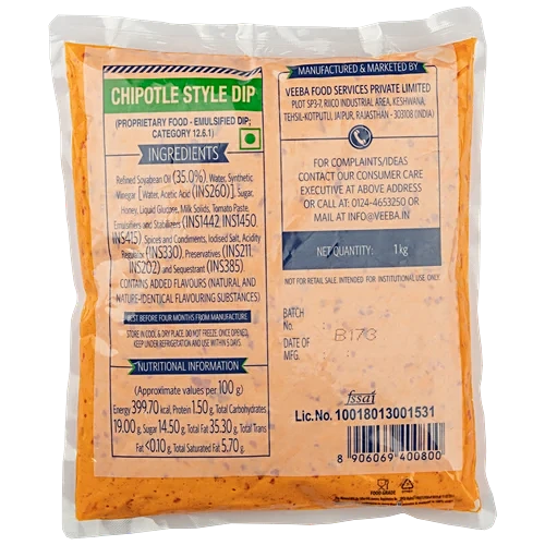 Veeba Chipotle Style Dip – 1KG