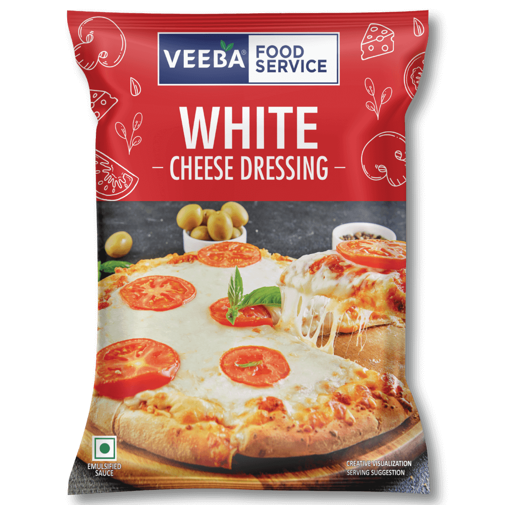 Veeba White Cheese Dressing – 1KG