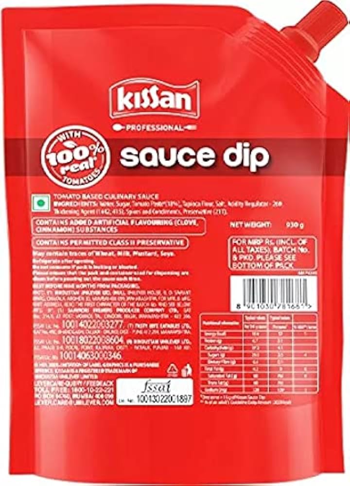 Kissan Tomato Sauce – 930GM Pouch