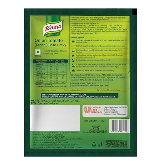 Knorr Onion Tomato Gravy Base – 1KG