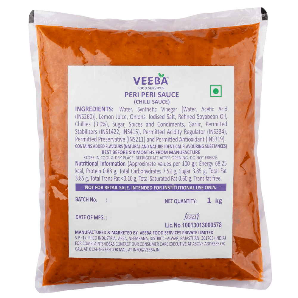 Veeba Peri Peri Sauce – 1KG