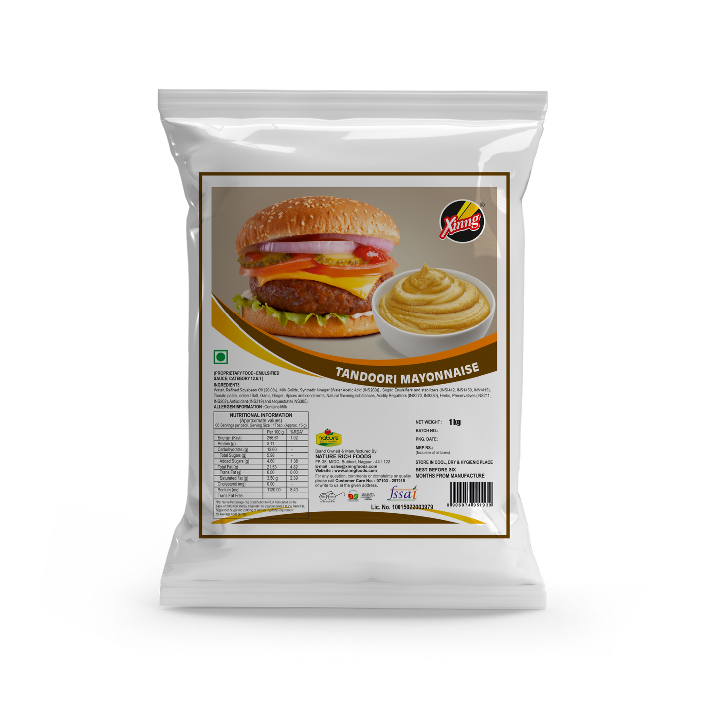 Xinng Tandoori Mayonnaise - 1 kg