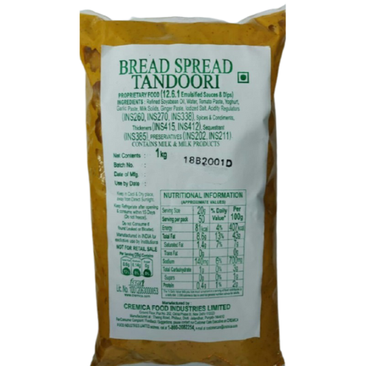 Cremica Tandoori Bread Spread – 1KG