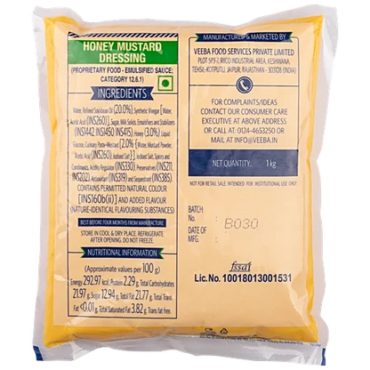 Veeba Honey Mustard Dressing – 1KG
