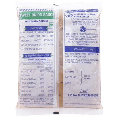 Veeba Sweet Onion Sauce – 1KG