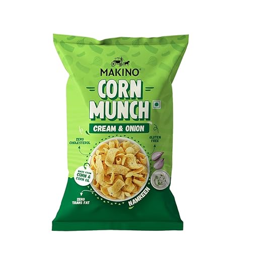 Makino Corn Munch Cream & Onion – 150g