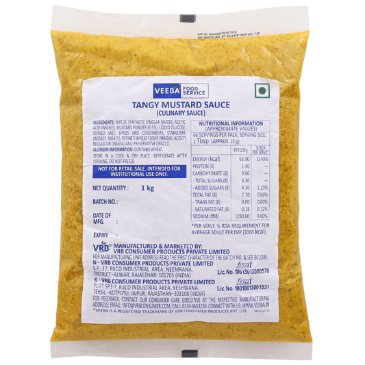 Veeba Tangy Mustard Sauce – 1KG
