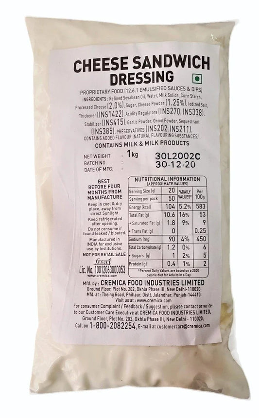 Cremica Cheese Sand Dressing 1KG