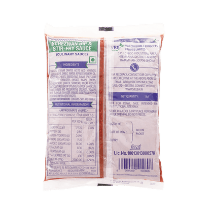 Veeba Schezwan Dip (Stir Fry Sauce) – 1KG