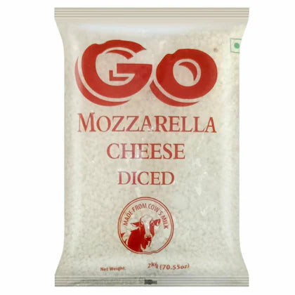 Gowardhan Mozzarella Cheese Diced 2KG