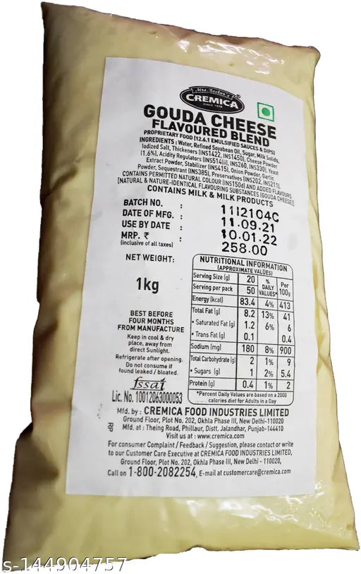 Cremica Gouda Cheese Blend Flavour 1KG